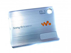 Capac Baterie Spate Sony Ericsson W995 Original Swap Albastru foto