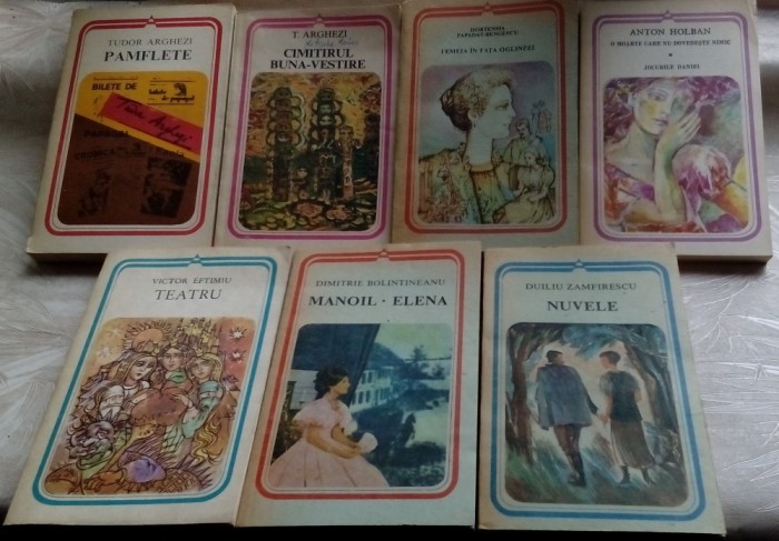 LOT 5 VOLUME DIN SERIA &#039;ARCADE&#039; / EDITURA MINERVA (1979-1988)