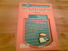 LITERATURA SI COMUNICARE CLASA A VII -A -AMALIA DUMITRU MIHAELA JIANU foto