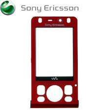 Carcasa Fata Sony Ericsson W910i Originala Swap Rosie foto