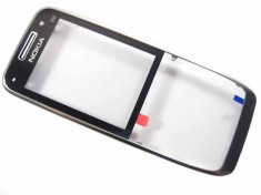 Carcasa Fata Nokia E52 Originala Swap Neagra foto