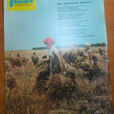 revista flacara 12 iulie 1975-art. si foto inundatiile din sighisoara si fagaras