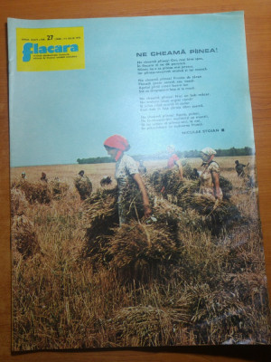 revista flacara 12 iulie 1975-art. si foto inundatiile din sighisoara si fagaras foto
