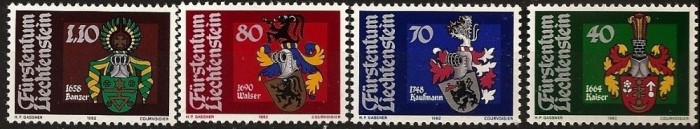 Lichtenstein 1982 - STEME, cat.nr.734-7 neuzat,perfecta stare
