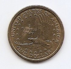 Statele Unite (SUA) 1 Dolar 2000 P - (Sacagawea Dollar) KM-310 (2) foto