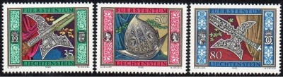 Lichtenstein 1985 - cat.nr.831-3 neuzat,perfecta stare(z) foto
