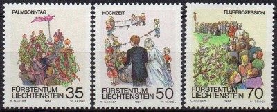 Lichtenstein 1986 - cat.nr.842-2 neuzat,perfecta stare(z) foto
