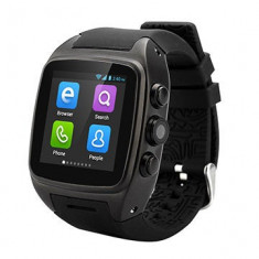 Smartwatch X01-android 4.4- ceas 3g,wifi,gps-cartela SIM,waterproof-black foto