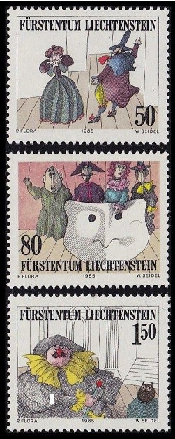 C5154 - Lichtenstein 1985 - cat.nr.828-30 neuzat,perfecta stare(z)