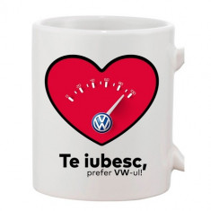 Cana Personalizata ?Te iubesc, Prefer VW? foto