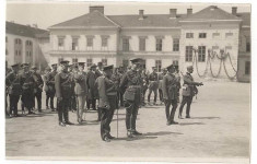 M. S. Regele Carol al II lea la Scoala de Artilerie Timisoara foto