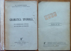 Popescu Telega , Gramatica spaniola cu bucati de lectura si exercitii , 1942 foto