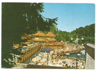 @carte postala(marca fixa)-MURES-Sovata -Strandul Lacul Ursu foto