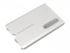 Capac Baterie Spate Sony Ericsson W595 Original Swap Argintiu foto