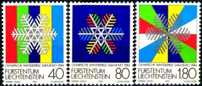 Lichtenstein 1983 - cat.nr.775-7 neuzat,perfecta stare(z)