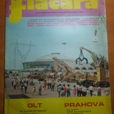 revista flacara 31 august 1974-articole si foto judele olt si prahova