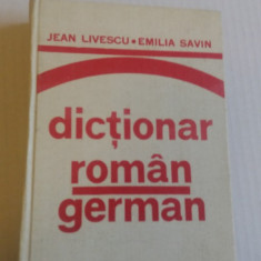 Dictionar Roman-german - Jean Livescu Emilia Savin