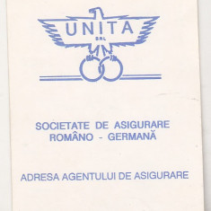 bnk cld Calendar de buzunar Unita SRL 1993
