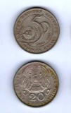 SV * Kazahstan / Kazakhstan 20 TENGE 1995 * Semicentenar Natiunile Unite 1945, Asia, Nichel