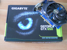 Placa video Gigabyte GTX 650 2GB DDR5 128-bit,DIRECTX 11. foto