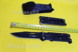 CUTIT. BRICEAG Columbia MAGNETIC! BUTTERFLY BALISONG. FLUTURAS + Husa Inclusa, Cutit tactic