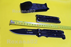 CUTIT. BRICEAG Columbia MAGNETIC! BUTTERFLY BALISONG. FLUTURAS + Husa Inclusa foto