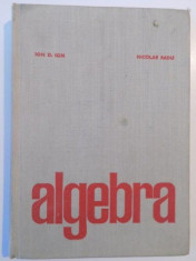 ALGEBRA de ION D. ION , NICOLAE RADU , EDITIA A II -A , 1975 foto