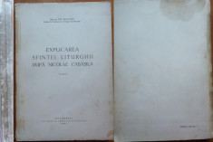 Ene Braniste , Explicarea Sfintei Liturghii dupa Nicolae Cabasila , 1943 , ed. 1 foto