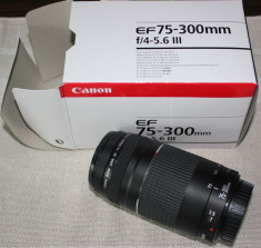 Obiectiv CANON EF 75-300 mm foto