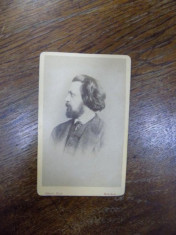 Johann Ludwig von Heyse, fotografie originala tip CDV foto