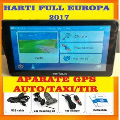 GPS Auto Navigatie AUTO, TAXI, GPS TIR,GPS CAMION, IGO 3D Full EUROPA + RO 2017