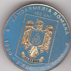Insigna aniversara 1850-2000 150 ani Jandarmeria Romana 150 ani