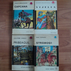 CAPCANA/VIJELIA/PRIBEAGUL/STRAMOSII- 4 VOLUME ISTORICE , COLECTIA CUTEZATORII