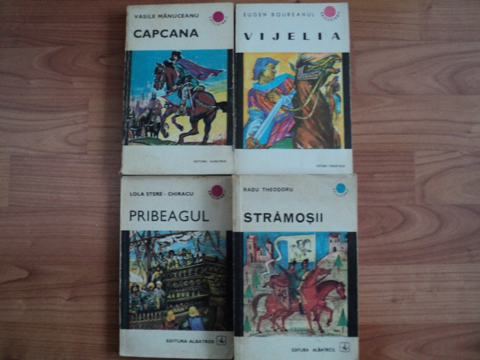 CAPCANA/VIJELIA/PRIBEAGUL/STRAMOSII- 4 VOLUME ISTORICE , COLECTIA CUTEZATORII