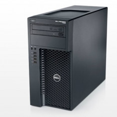 Workstation Dell Precision T1700 Tower, Intel Quad Core Xeon E3-1240 v3 3.4 GHz, 8 GB DDR3, 1 TB HDD SATA, nVidia Quadro NVS 295, Windows 10 Pro, foto