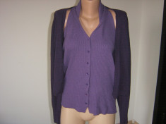 2 in 1. Vesta/bluza si pulover, piesa italiana foarte frumoasa, marimea L foto