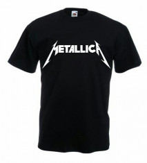 Tricou METALLICA,L, Tricou personalizat,Tricou Fruit of the Loom,Rock foto