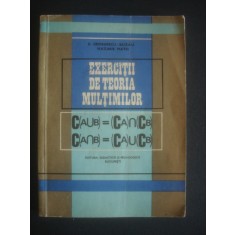 E. G. BUZAU, N. MATEI - EXERCITII DE TEORIA MULTIMILOR