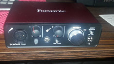 Interfata audio Focusrite Scarlett Solo mk2 foto