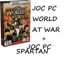 Pachet 2 jocuri PC strategie(world at war;spartan) foto