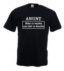 Tricou cu mesaj ANUNT,L, Tricou personalizat,Tricou cadou foto