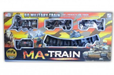 Set Tren militar cu baterii foto