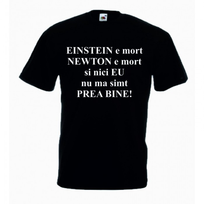 Tricou cu mesaj EINSTEIN,L, Tricou personalizat,Tricou cadou foto mare Tricou cu mesaj EINSTEIN,L, Tricou personalizat,Tricou cadou foto mare