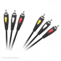 CABLU 3RCA-3RCA 1.8M ECO-LINE CABLETECH foto