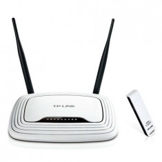 KIT ROUTER TL-WR841ND+CARD USB WIFI TL-WN821N foto