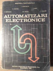 Automatizari Electronice - I.dumitrache S.dumitriu I.mihu F.munteanu Gh.musca,391530 foto