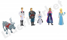 Set 6 figurine Frozen - colectioneaza toate personajele ! foto