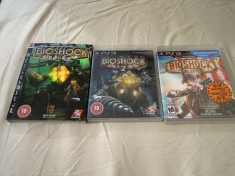 Pachet Bioshock, Bioshock 2, Bioschock Infinite(sigilat), PS3, originale! foto