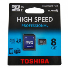 MICRO SD CARD 8GB CLASA 10 TOSHIBA foto