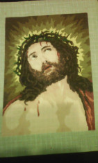 Goblen portret Iisus din Nazareth foto